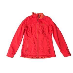 The North Face Coral Pink Soft Shell Jacket Apex Bionic Size Large